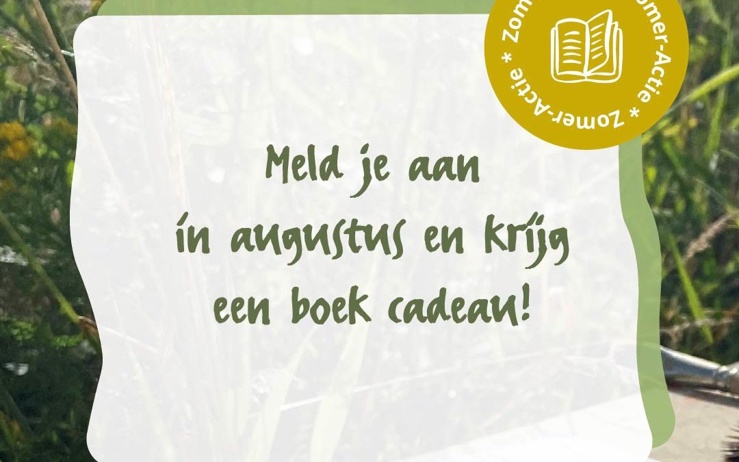 Zomer-Actie: krijg een boek cadeau!